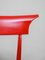 Superleichte Vintage Stühle in Rot, 1960er, 6er Set 15