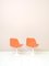 Space Age Orange Swivel Chairs, 1970s, Set of 2, Image 3