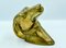 French Brass Greyhound Head, 1950s 6