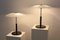 Steel and Milky Glass Table Lights from Ikea, 1970s, Set of 2, Image 5