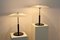 Steel and Milky Glass Table Lights from Ikea, 1970s, Set of 2, Image 6