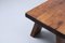 Tavolino da caffè brutalista in quercia nello stile di Charlotte Perriand, anni '50, Immagine 10