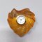 Amber Crystal Clock by Lalique, France, 1990s, Image 1