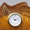 Amber Crystal Clock by Lalique, France, 1990s 4