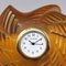 Amber Crystal Clock by Lalique, France, 1990s, Image 4