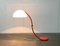 Rote italienische Mid-Century Space Age Stehlampe aus Serpente von Elio Martinelli für Martinelli Luce, 1970er 2