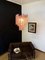 Glass Tube Chandelier with Albaster Pink Glasses, 1990 4