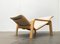 Mid-Center Finnish Pulkka Lounge Chair with Ottoman by Ilmari Lappalainen for Asko, 1960s, Set of 2 5