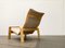 Mid-Center Finnish Pulkka Lounge Chair with Ottoman by Ilmari Lappalainen for Asko, 1960s, Set of 2, Image 9