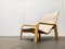 Mid-Center Finnish Pulkka Lounge Chair with Ottoman by Ilmari Lappalainen for Asko, 1960s, Set of 2 4