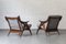 Dutch Easy Chairs in Grey Ribbed Velvet from De Ster Gelderland, 1960s, Set of 2 4