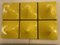 Italian Yellow Wall Lights, 1960, Set of 6 1