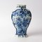 Antike Delfter Blaue Vase, 18. Jh., 1760er 1