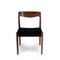 Danish Dining Chairs in Rosewood with Black Curduroy, 1960s, Set of 6 24