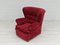 Vintage Danish Armchair in Velour, 1950s 6