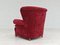 Vintage Danish Armchair in Velour, 1950s, Image 3