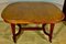 Art Deco Oval Dining Table in Oak from Flandrin Paris, 1930s, Image 1