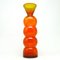 Vase Titré Snowman par Kazimierz Krawczyk pour Sudety Glassworks, 1970s 1