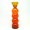 Schneemann Vase mit Titel von Kazimierz Krawczyk für Sudety Glassworks, 1970er 10