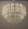 Large Murano Glass Tronchi Chandelier, 1970s 2