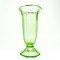 Polnische Art Deco Uran Vase von Zawiercie Glassworks, 1930er 10