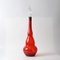 Large Italian Red Glass Genie Bottle, 1950s, Image 2