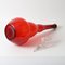 Große italienische Genie Flasche aus rotem Glas, 1950er 7