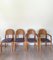 Wood Armchairs and Chairs from Dyrlund, 1970s, Set of 4 1