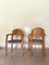 Wood Armchairs and Chairs from Dyrlund, 1970s, Set of 4 3