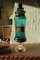 Vaso o bottiglia con coperchio in vetro colorato, anni '60, Immagine 1