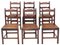 19th Century Elm Kitchen Dining Chairs, Set of 9 2