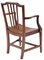Early 19th Century Mahogany Elm Kitchen Dining Chairs, Set of 8, Image 6