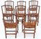 Early 19th Century Mahogany Elm Kitchen Dining Chairs, Set of 8 2