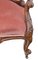 Victorian Carved Walnut Spoon Back Slipper Armchair, 1870s 5
