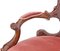 Victorian Carved Walnut Spoon Back Slipper Armchair, 1870s 3