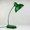 Industrial Green Metal Desk Lamp by A.Perazzone Torino, Italy, 1960s 1