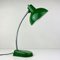Lámpara de escritorio industrial de metal verde de A.Perazzone Torino, Italia, años 60, Imagen 1