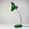 Grüne Industrielle Schreibtischlampe aus Metall von A.Perazzone Torino, Italien, 1960er 6