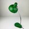 Lámpara de escritorio industrial de metal verde de A.Perazzone Torino, Italia, años 60, Imagen 10