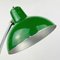 Lampe de Bureau Industrielle en Métal Vert par A.Perazzone Torino, Italie, 1960s 5