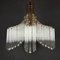 Vintage Cascade Murano Glass Crystal Prism Chandelier from Venini, Italy, 1970s 11