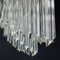 Vintage Cascade Murano Glass Crystal Prism Chandelier from Venini, Italy, 1970s 3