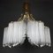 Vintage Cascade Murano Glass Crystal Prism Chandelier from Venini, Italy, 1970s 1