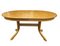 Danish Oval Oak Dining Table with Butterfly Top, 1960s, Image 1