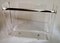 Italian Space Age Style Clear Acrylic Glass Magazine Rack, 1970s, Image 8