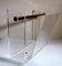 Italian Space Age Style Clear Acrylic Glass Magazine Rack, 1970s, Image 4