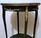 French Louis XV Style Side Table in Ebonized Wood and Marble, 1880s 13
