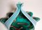 Italienischer Korb aus farbigem Muranoglas aus Opalglas, 1965 9