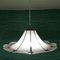 Lámpara colgante modernista grande de acrílico blanco, años 70, Imagen 7