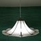 Large Modernist White Acrylic Hanging Light Lamp, 1970s 7